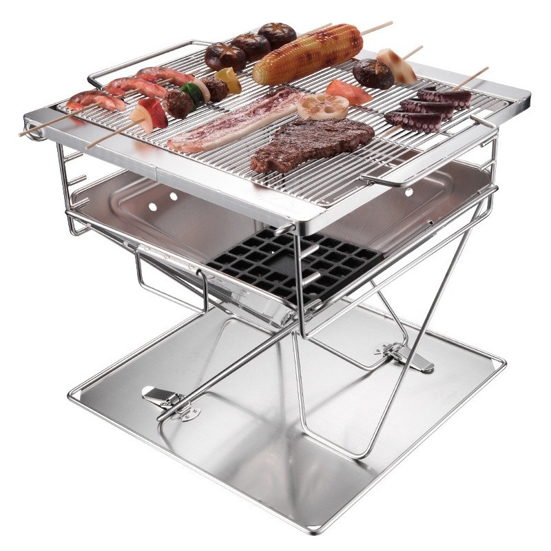 Camping Cooking Fire Pit - MT‑045 Przenośny składany grill ogrodowy ze