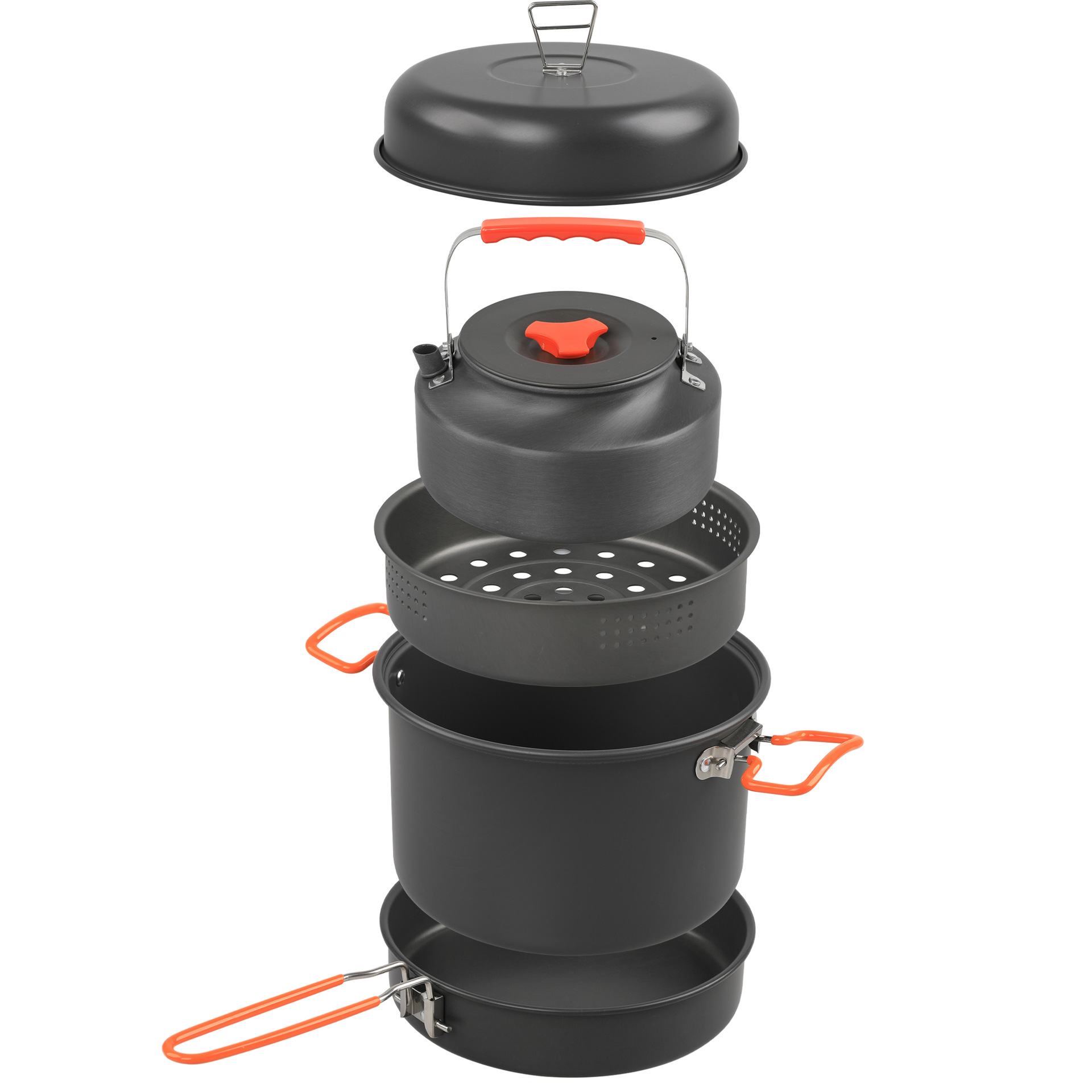 Camping Cooking Pan Set - Zestaw naczyń do gotowania na świeżym