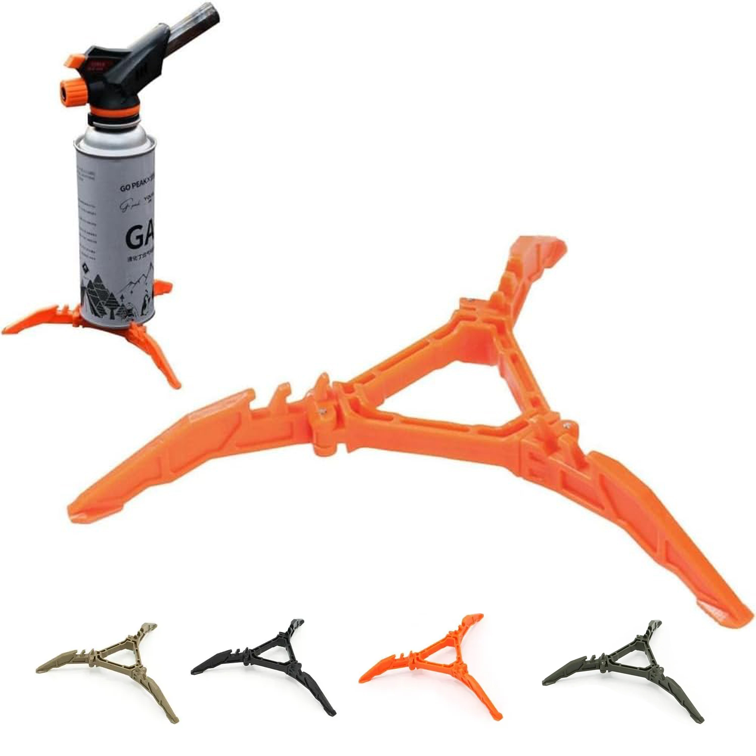 Camping Cooking Equipment Gas - Składany uchwyt na zbiornik paliwa, stabilizator