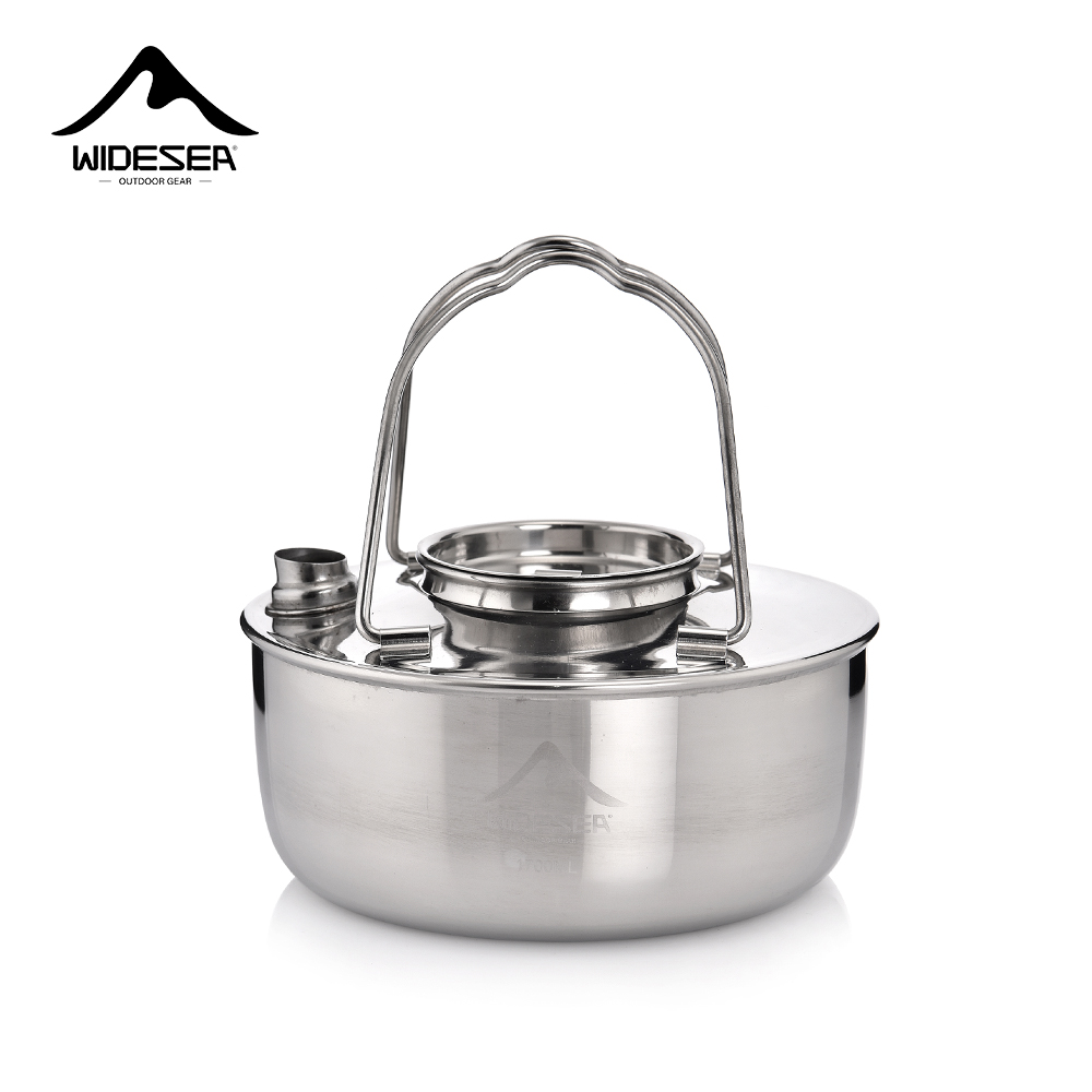 Camping Cooking Unit - Widesea Camping Outdoor 1.7L SS304 Czajnik