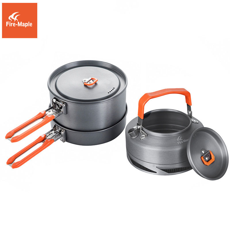 Camping Cooking Ware Set - Fire Maple garnków Camping piesze wycieczki