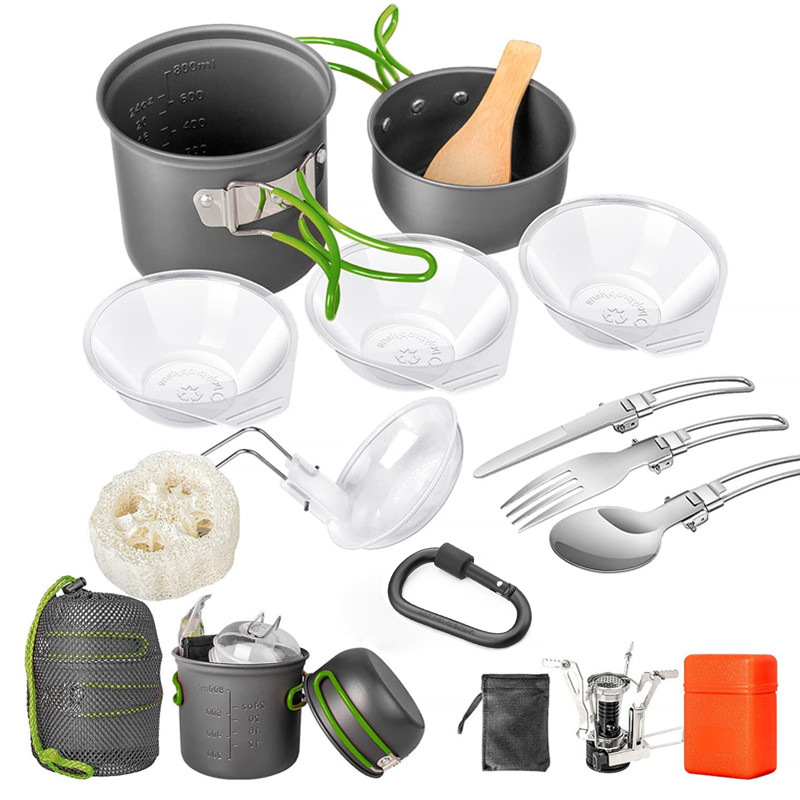 Zestaw naczyń kempingowych, ze – Camping Cooking Multi Tool recenzja i cena