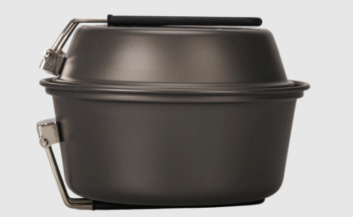Lekki aluminiowy zestaw naczyń – Camping Cooking Set With Kettle recenzja i cena