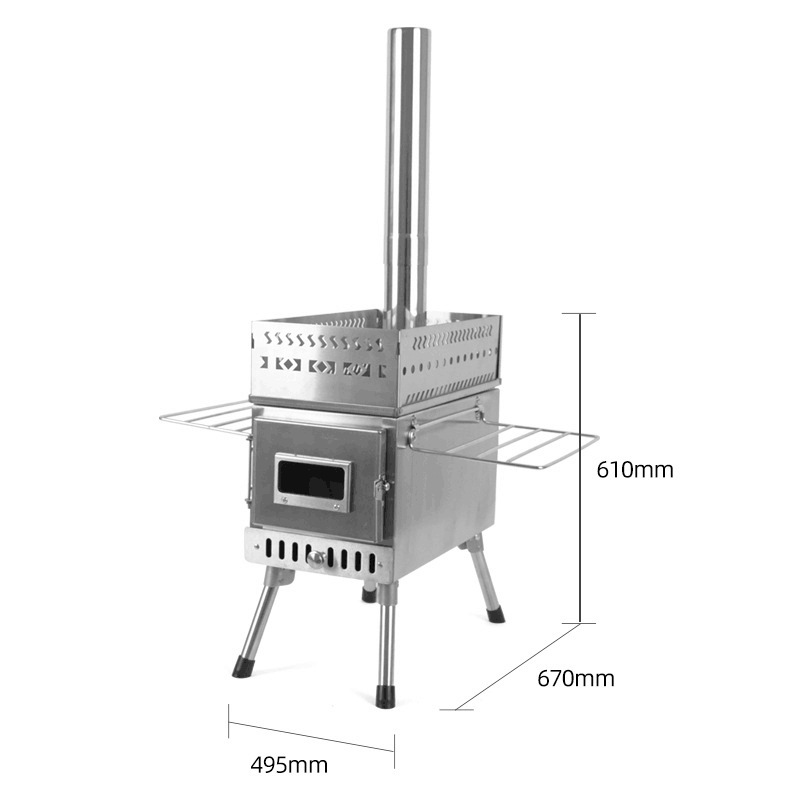 Składana kuchenka na drewno ze – Camping Cooking Fire Pit recenzja i cena