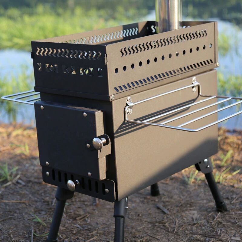 Składana kuchenka na drewno ze – Camping Cooking Fire Pit recenzja i cena