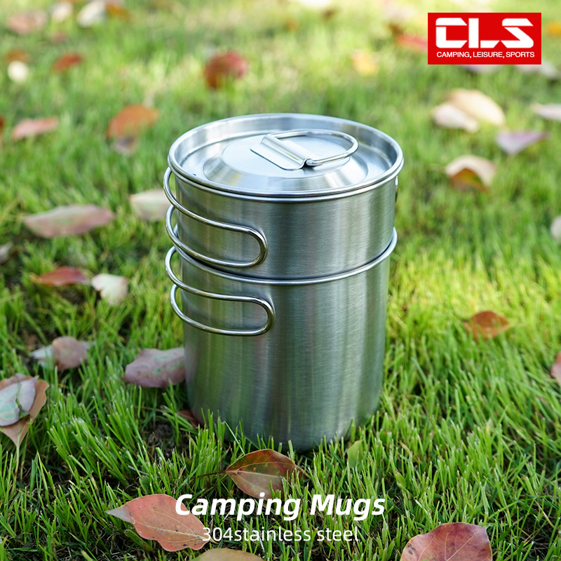 2 szt./zestaw Czajnik Kempingo – Camping Cooking Set With Kettle recenzja i cena