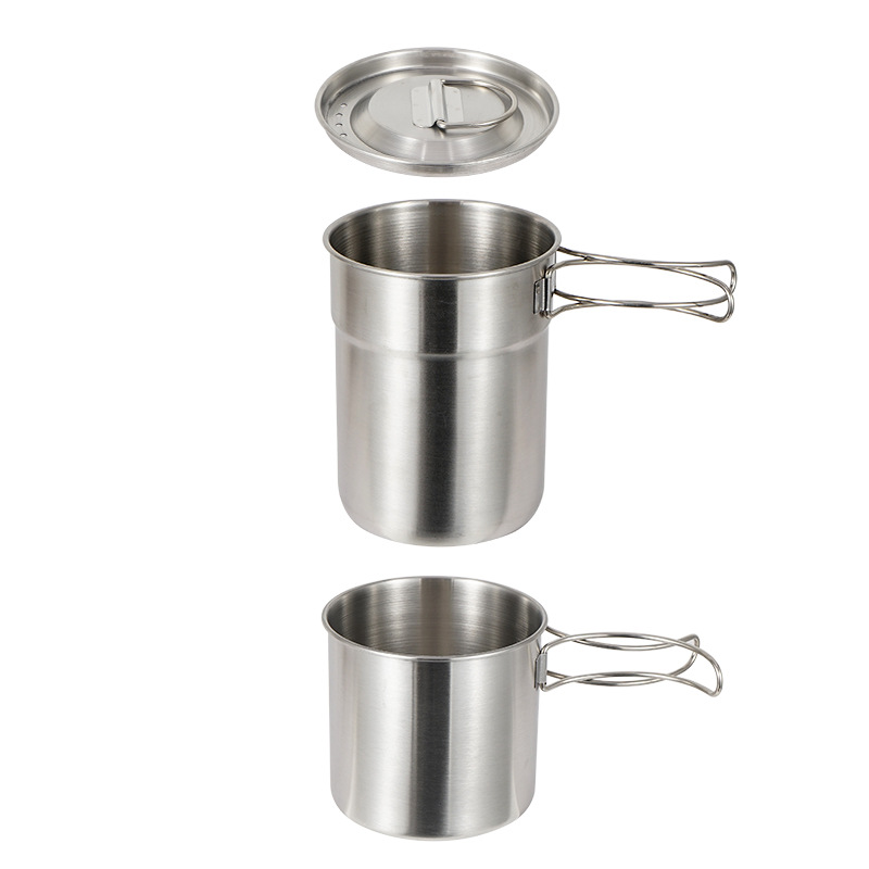 2 szt./zestaw Czajnik Kempingo – Camping Cooking Set With Kettle recenzja i cena