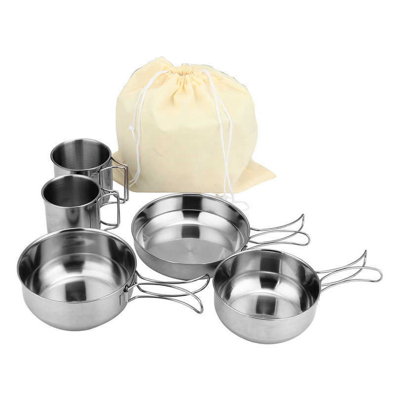 Składane 5-częściowe zestawy g – Camping Cooking Ware Set recenzja i cena