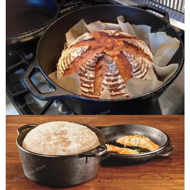 Żeliwny garnek holenderski 2 w – Skillet Cast Iron Camp recenzja i cena