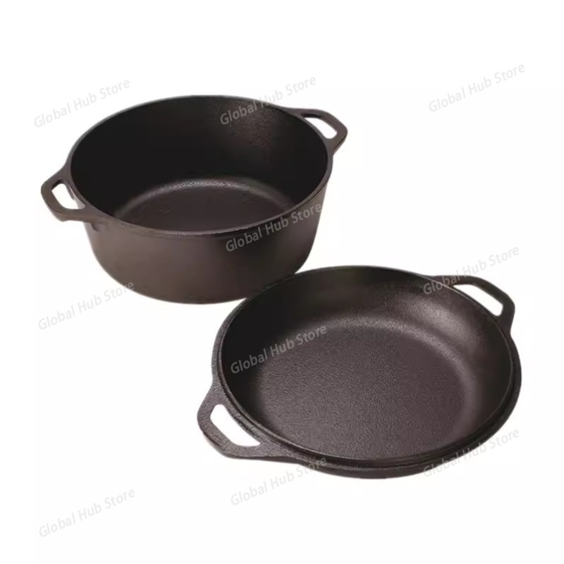 Żeliwny garnek holenderski 2 w – Skillet Cast Iron Camp recenzja i cena