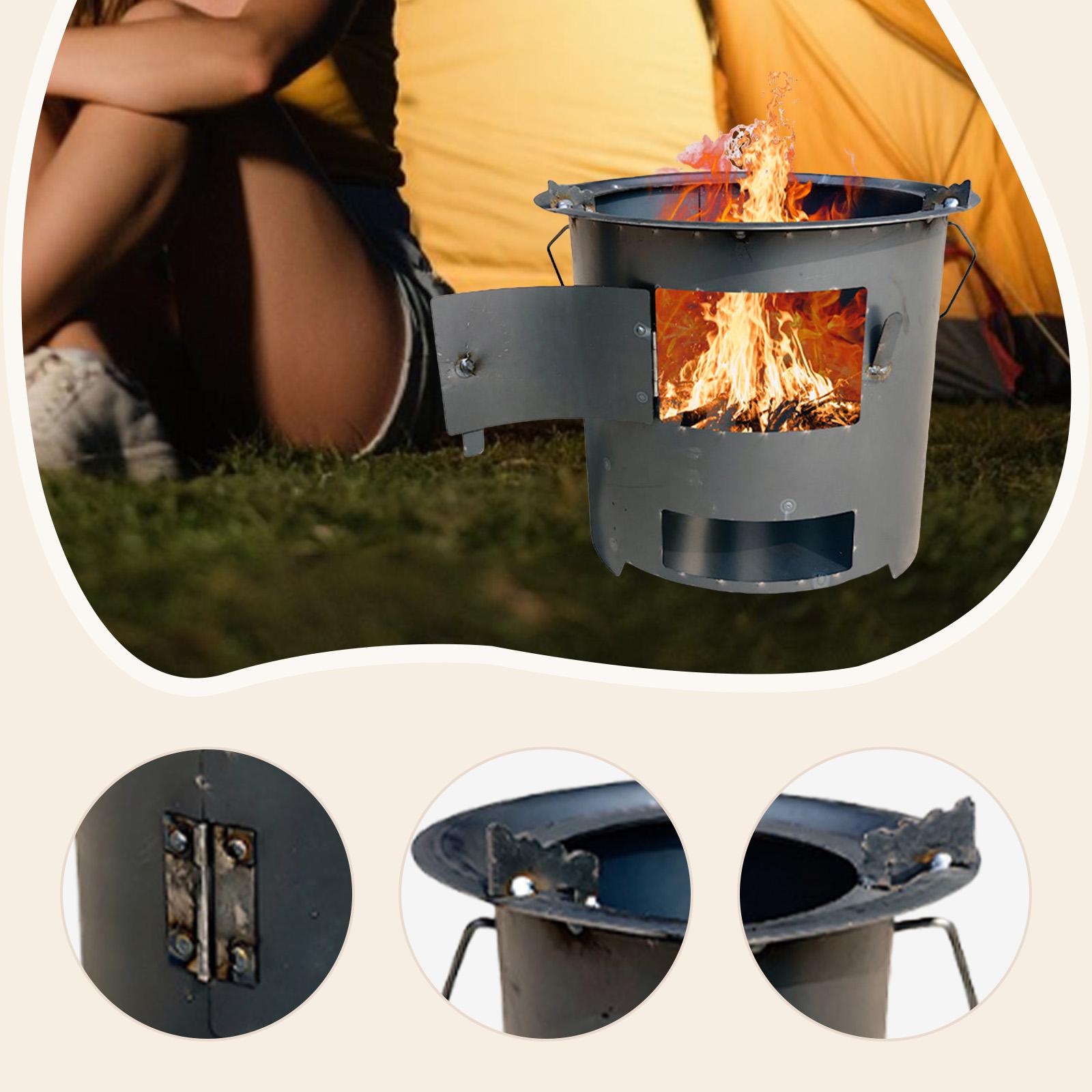 Przenośny składany żelazny gri – Camping Cooking Fire Pit recenzja i cena