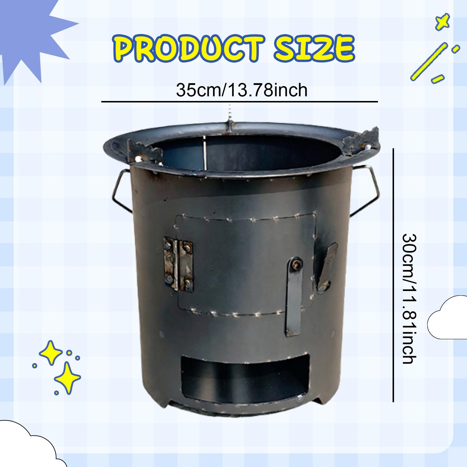 Przenośny składany żelazny gri – Camping Cooking Fire Pit recenzja i cena