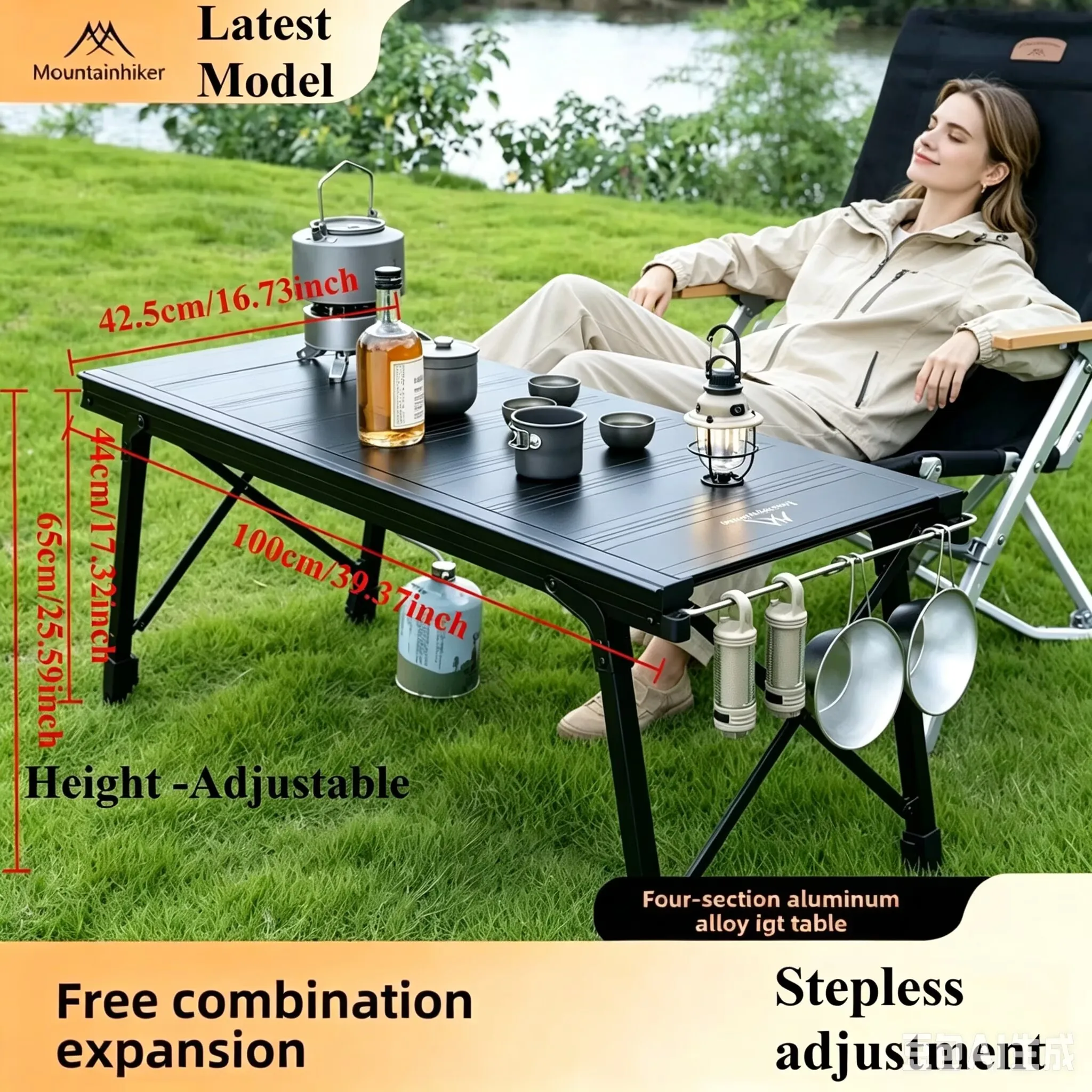 Składany stół kempingowy IGT,  – Camping Cooking Options recenzja i cena