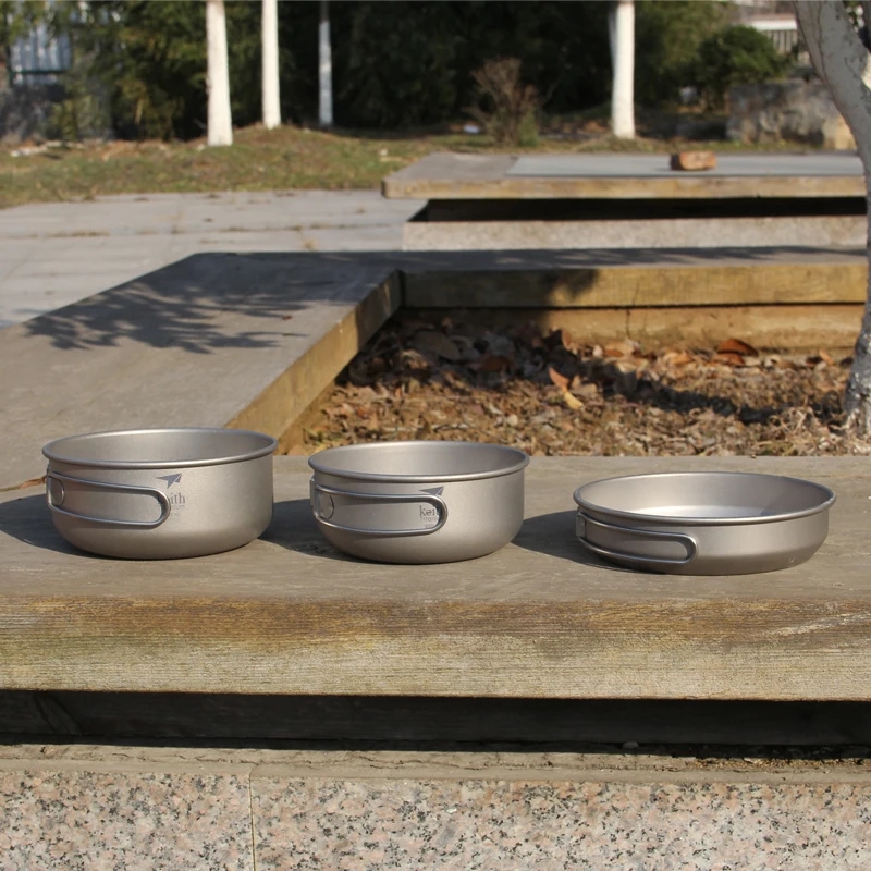 Keith 3PCS Titanium Cookware P – Camping Cooking Pan Set recenzja i cena