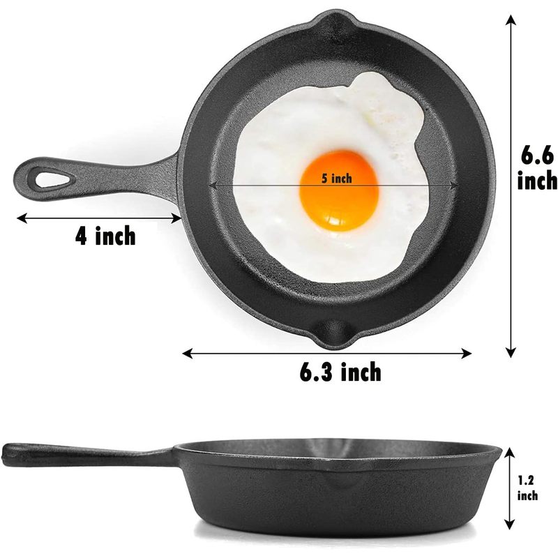 Patelnia żeliwna 6 cali, patel – Skillet Cast Iron Camp recenzja i cena