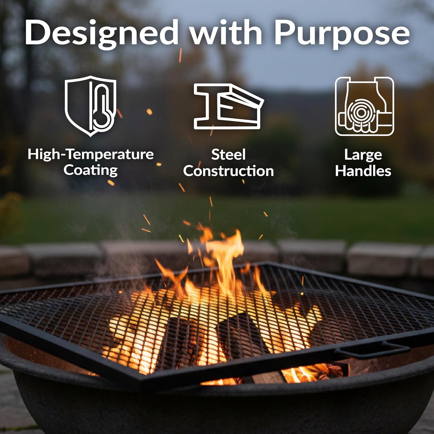 40-calowy kwadratowy, wytrzyma – Camping Cooking Fire Pit recenzja i cena