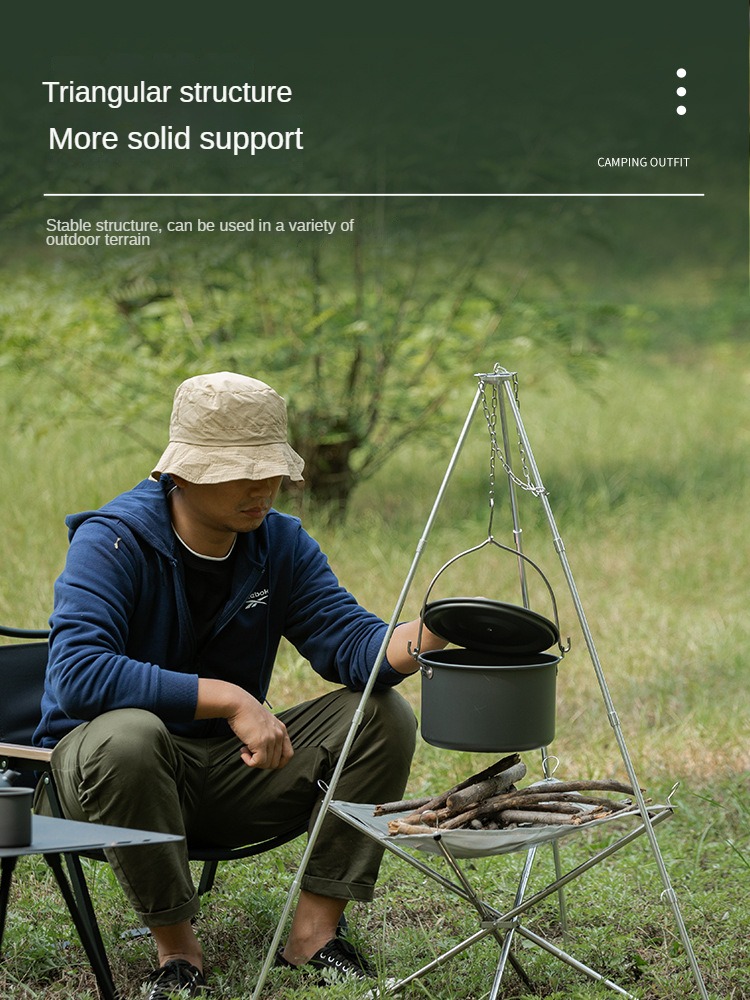Statyw na ognisko kempingowe p – Camping Cooking Multi Tool recenzja i cena
