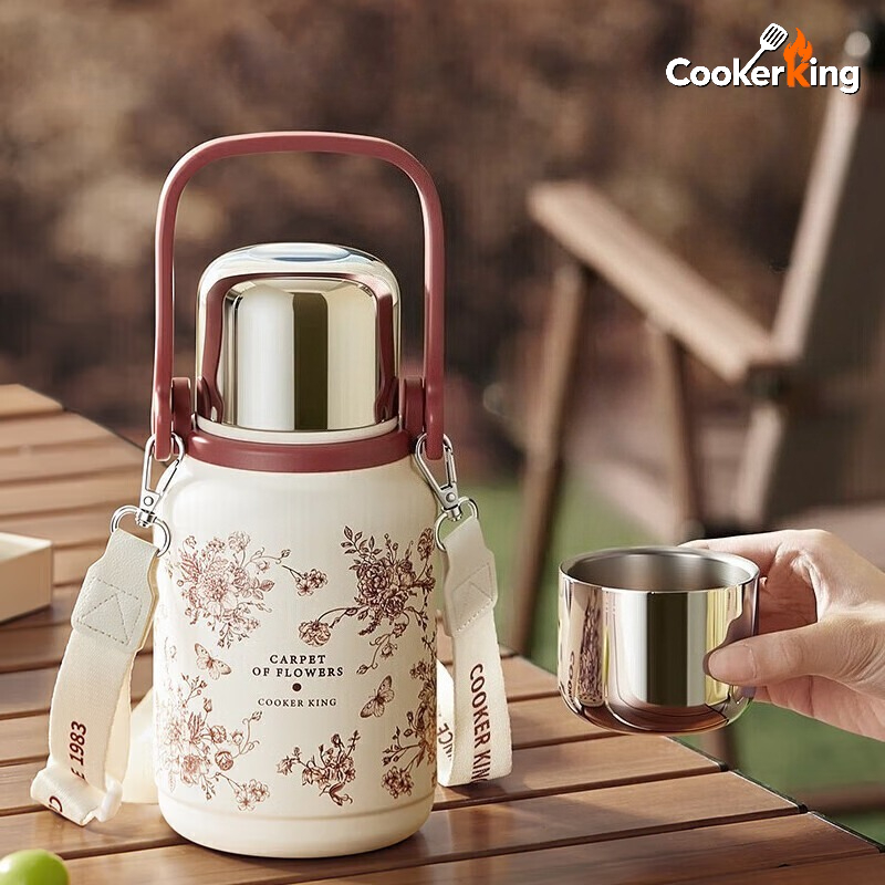 Termos ręczny COOKER KING 800M – Camping Cooking Pot Large recenzja i cena