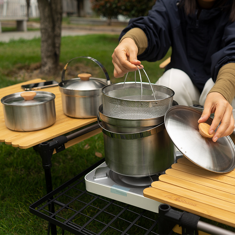 NOBANA najnowszy zestaw garnkó – Camping Cooking Ware Set recenzja i cena
