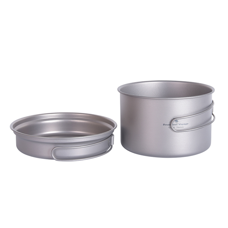 Boundless Voyage Tytanowa pate – Camping Cooking Set With Kettle recenzja i cena