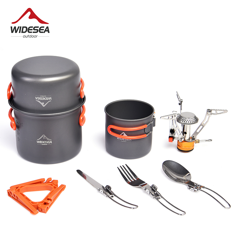 Szerokokątny zestaw garnków bi – Camping Cooking Pan Set recenzja i cena
