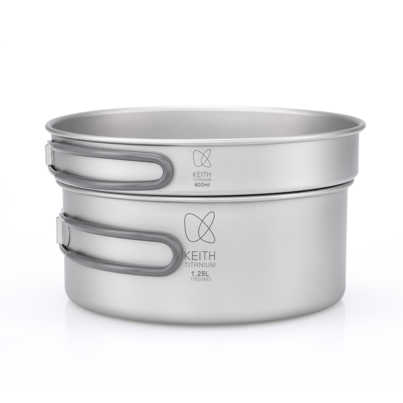 KEITH Zestaw naczyń kempingowy – Camping Cooking Pan Set recenzja i cena