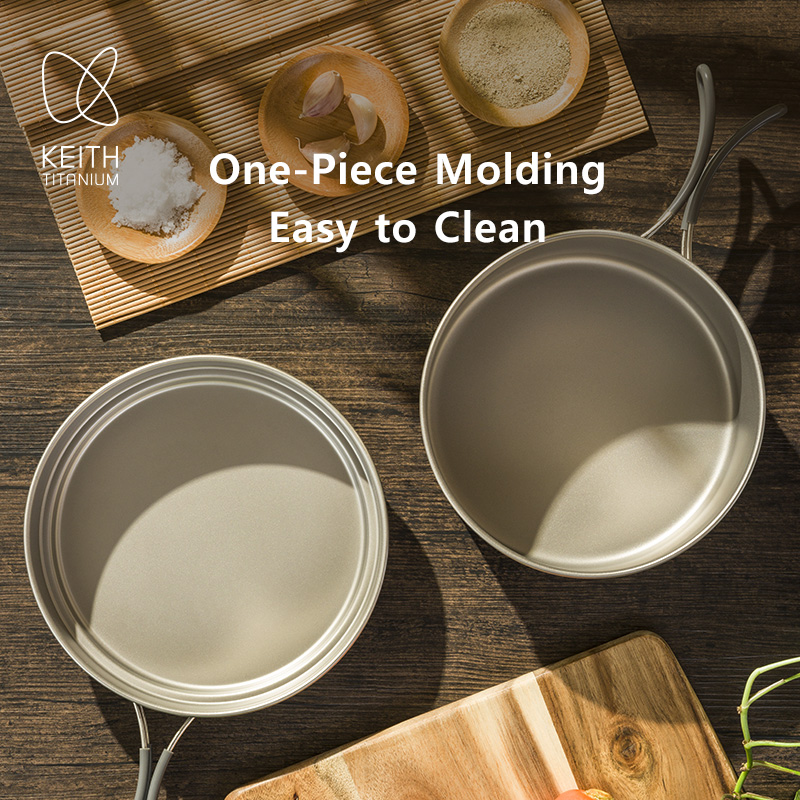 KEITH Zestaw naczyń kempingowy – Camping Cooking Pan Set recenzja i cena