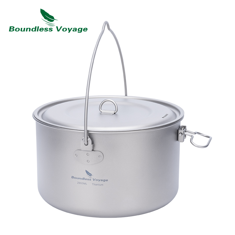 Bezgraniczna podróż Tytanowy g – Camping Cooking Ware Set recenzja i cena