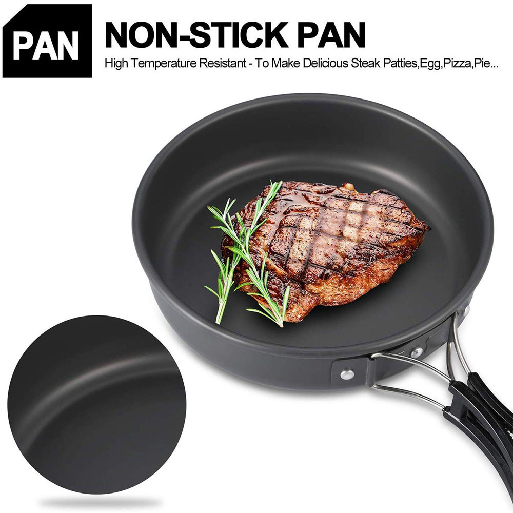 Zestaw garnków biwakowych niep – Camping Cooking Ware Set recenzja i cena