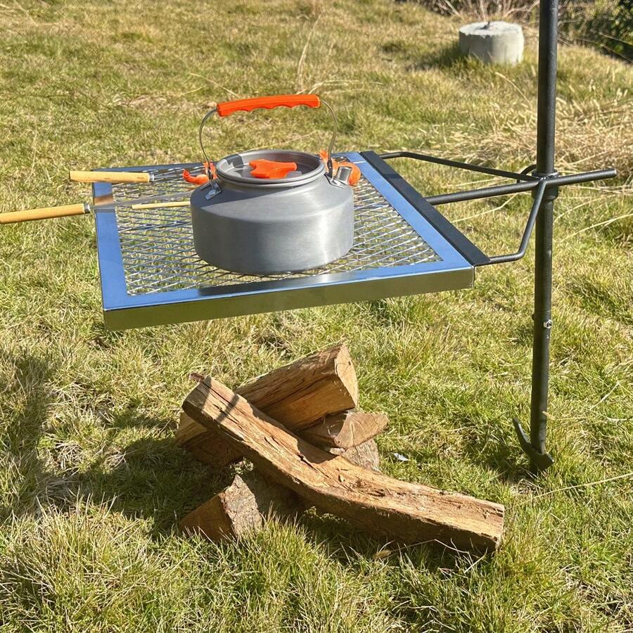 360 °   Regulowany, obrotowy g – Camping Cooking Fire Pit recenzja i cena