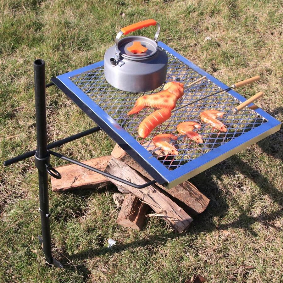 360 °   Regulowany, obrotowy g – Camping Cooking Fire Pit recenzja i cena