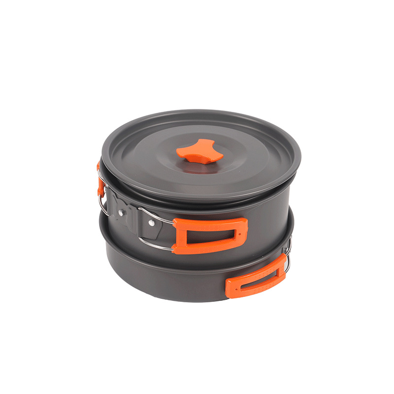 Przenośny Zestaw Naczyń Kempin – Camping Cooking Set With Kettle recenzja i cena