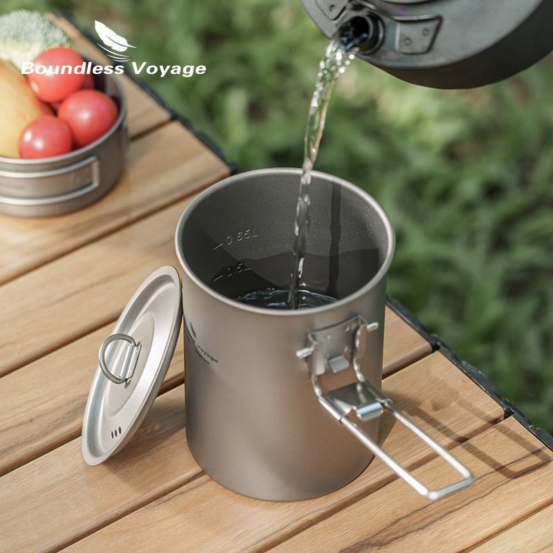 Boundless Voyage 900ml Titaniu – Camping Cooking Lightweight recenzja i cena