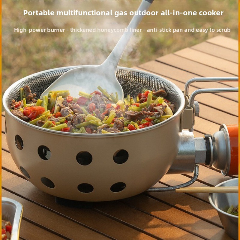 Przenośny kuchenka butanowa na – Camping Cooking Ware Set recenzja i cena