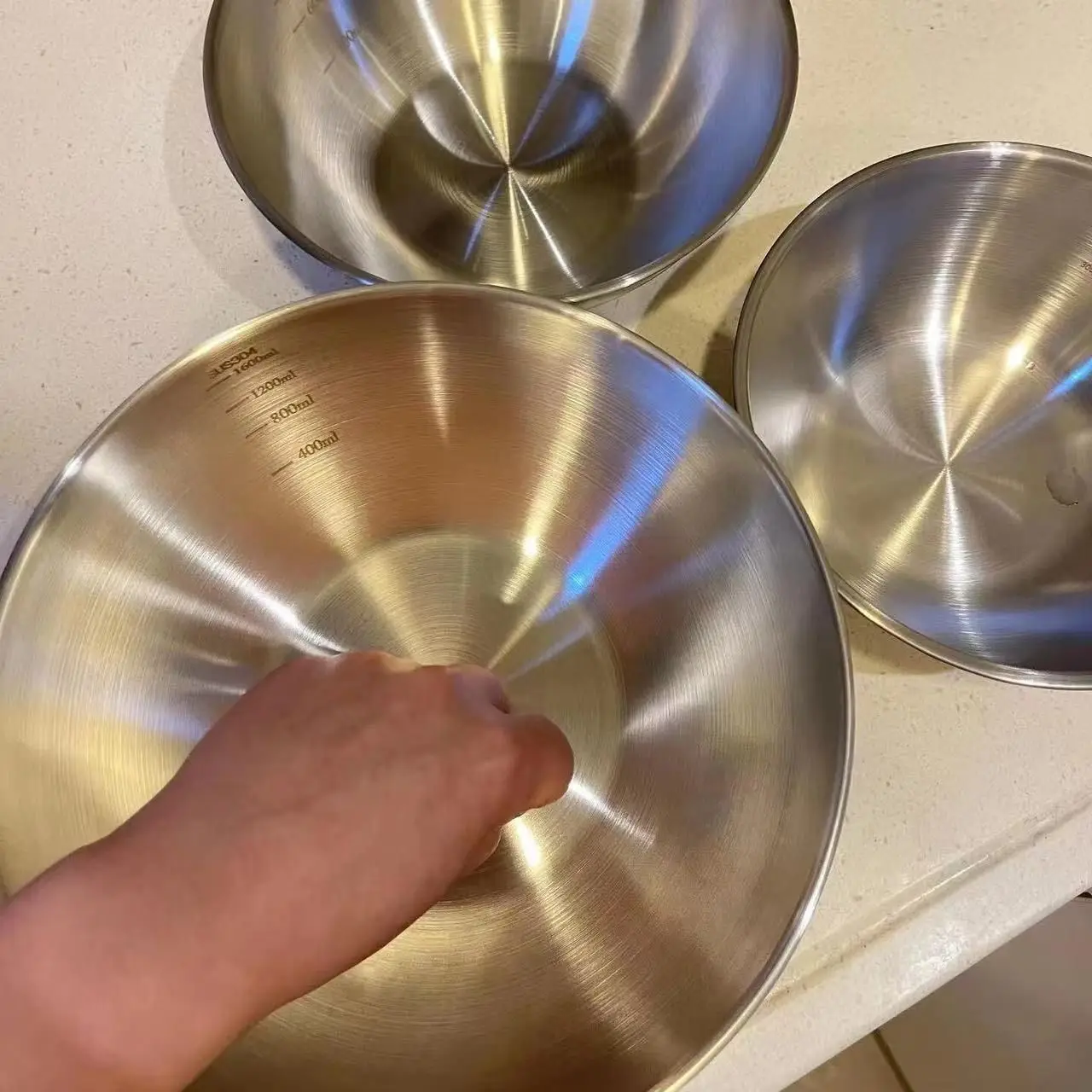 Zestaw 1-3 misek ze stali nier – Camping Cooking Pan Set recenzja i cena