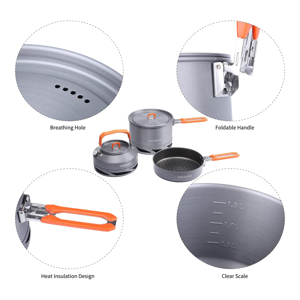 Fire Maple garnków Camping pie – Camping Cooking Ware Set recenzja i cena