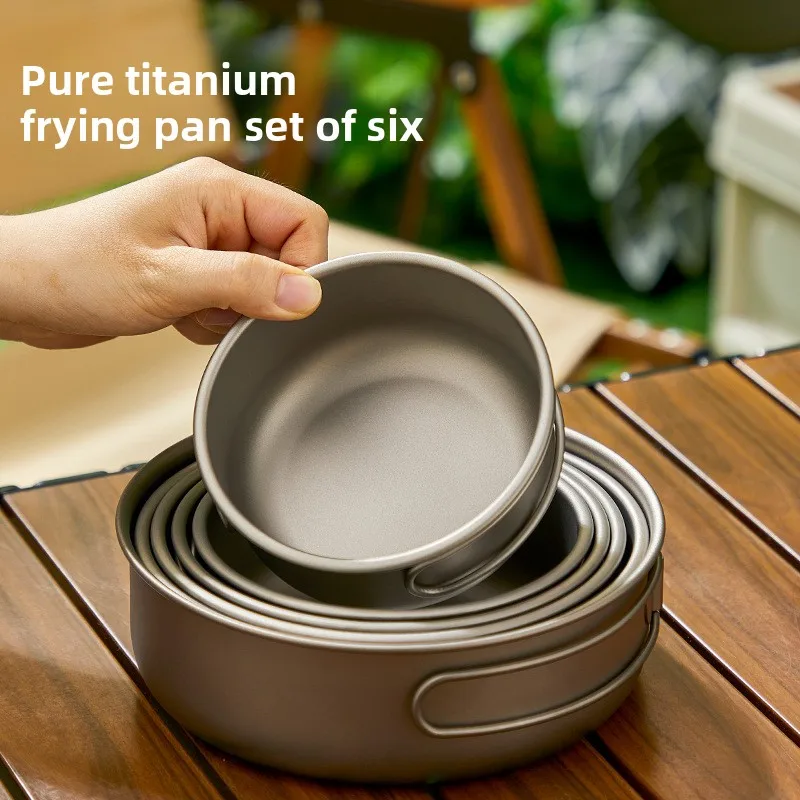 Zestaw tytanowych garnków na z – Camping Cooking Lightweight recenzja i cena