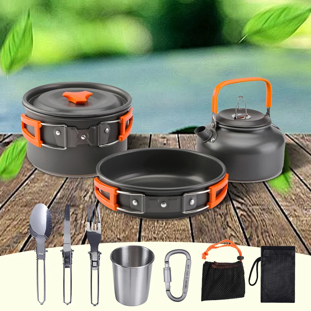 Zestaw naczyń kempingowych Cza – Camping Cooking Set With Kettle recenzja i cena
