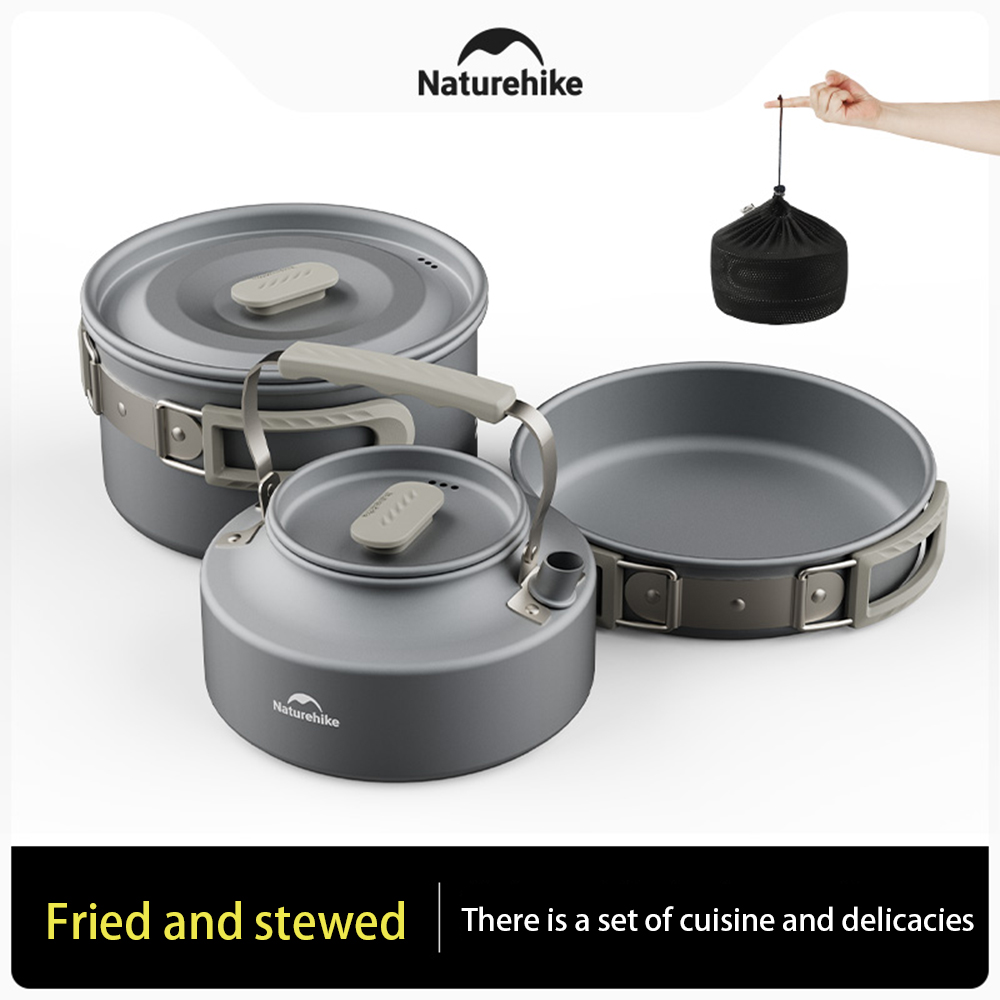Naturehike zestaw garnków outd – Camping Cooking Pan Set recenzja i cena