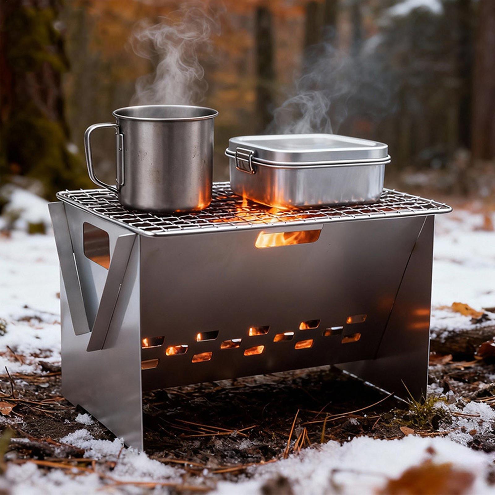 Składany Przenośny Grill Węglo – Camping Cooking Fire Pit recenzja i cena